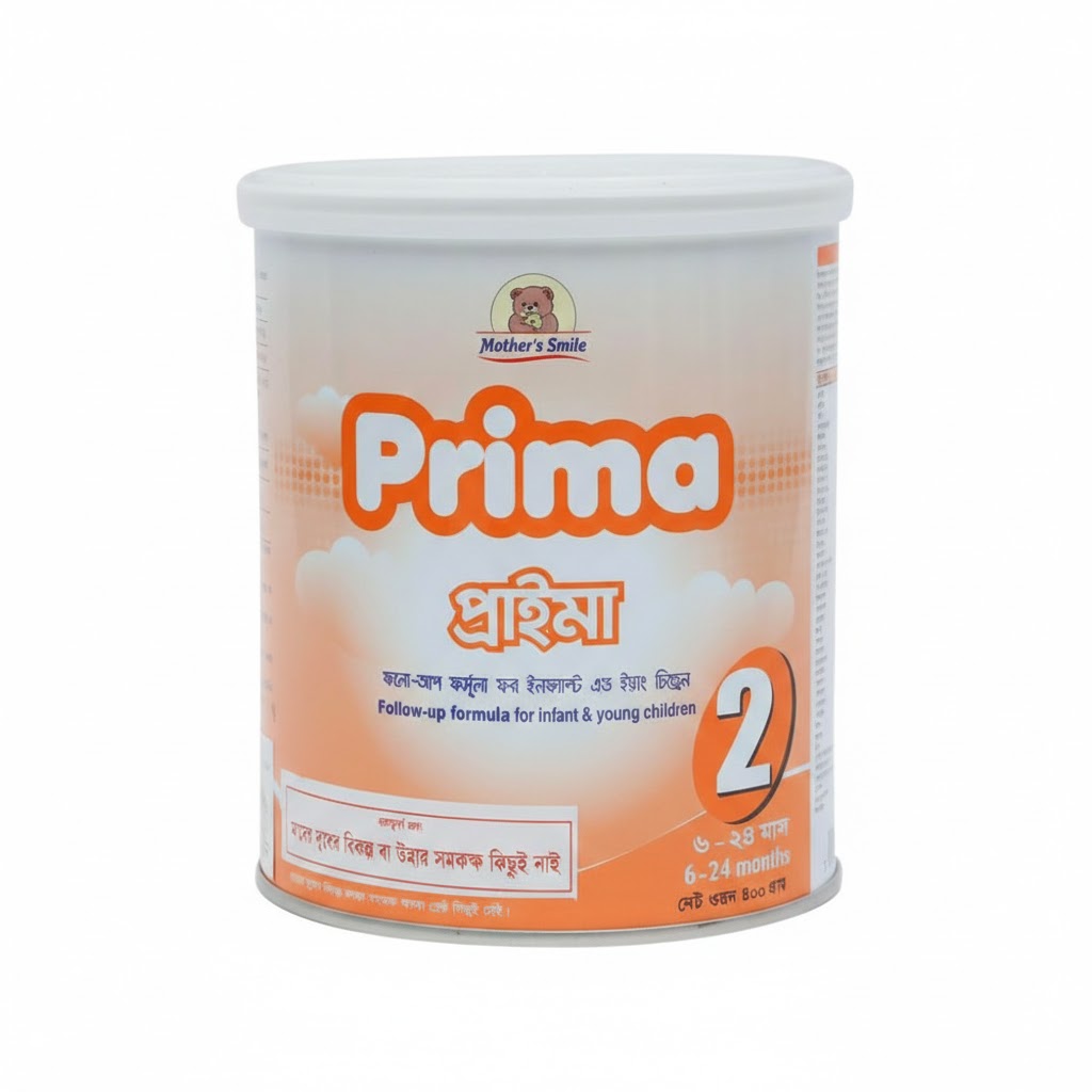 Mother's Smile Prima 2 Milk Tin Mother's Smile Prima 2 Milk Tin (6-24 Months) 400gm - Image 1
