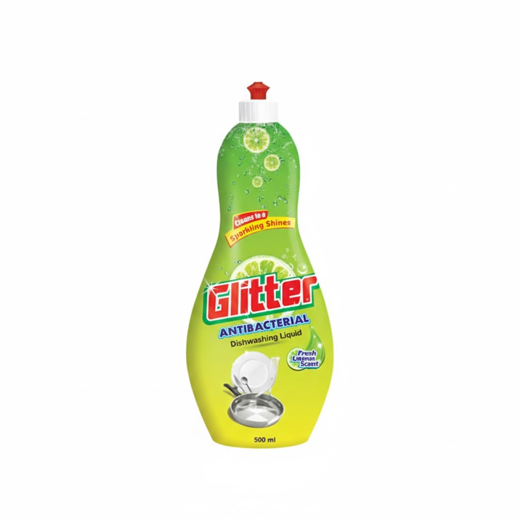 Glitter Antibacterial Dishwashing Liquid Glitter Antibacterial Dishwashing Liquid 500ml - Image 1