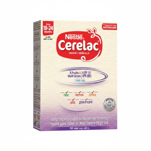 Nestle Cerelac 5 Fruits And Multi Grain 350gm