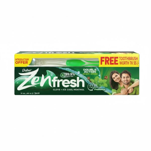 Dabur Zenfresh Clove+Icecool Menthol Toothpaste 145gm