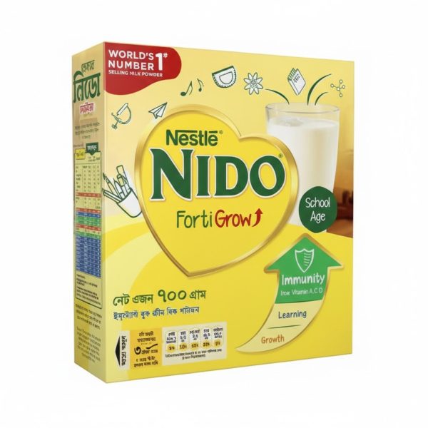 Nestle Nido Fortigrow Full Cream Milk Powder 700gm