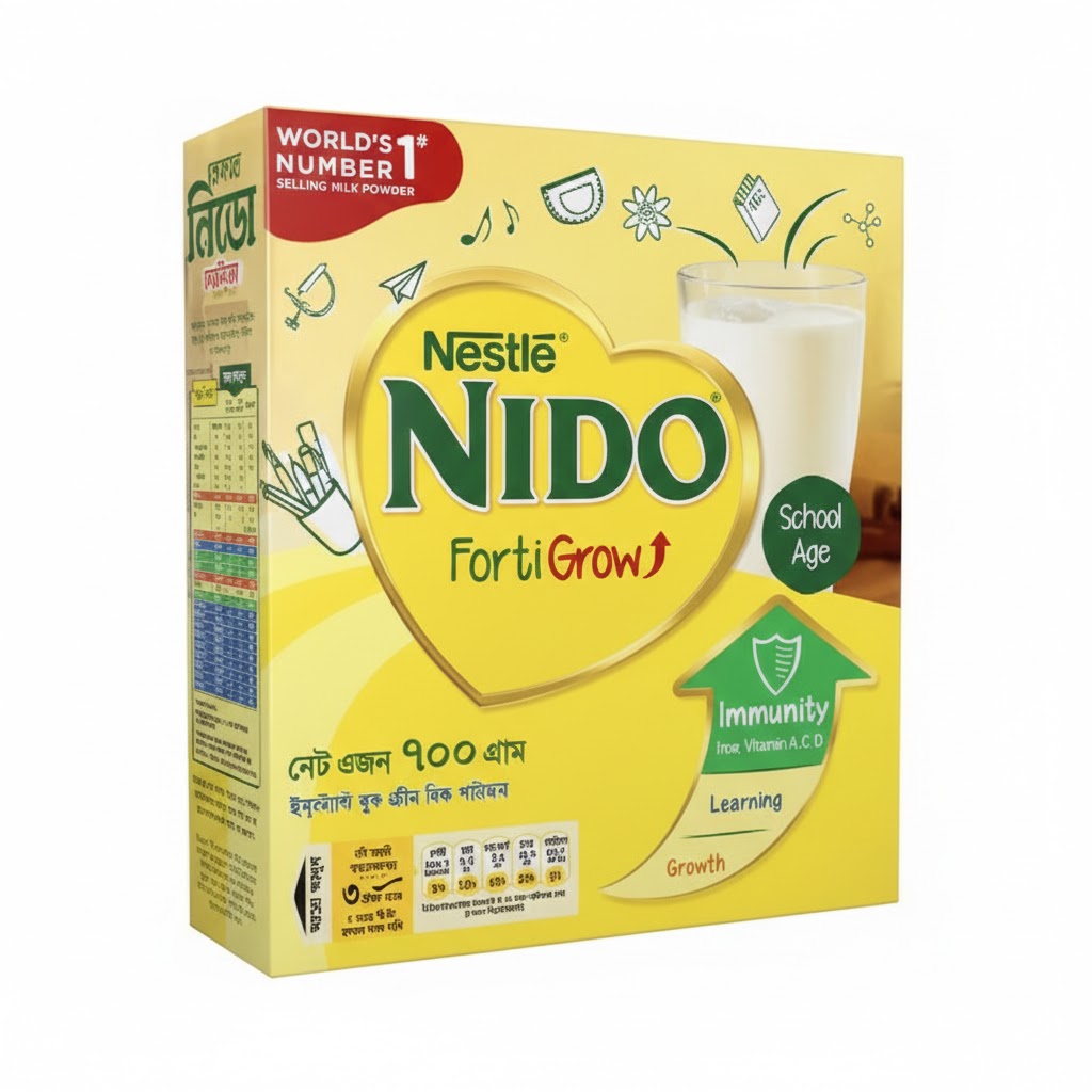 Nestle Nido Fortigrow Full Cream Milk Powder Nestle Nido Fortigrow Full Cream Milk Powder 700gm - Image 1