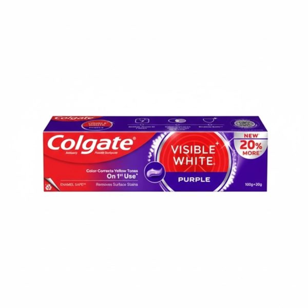 Colgate Visible White Purple 120gm
