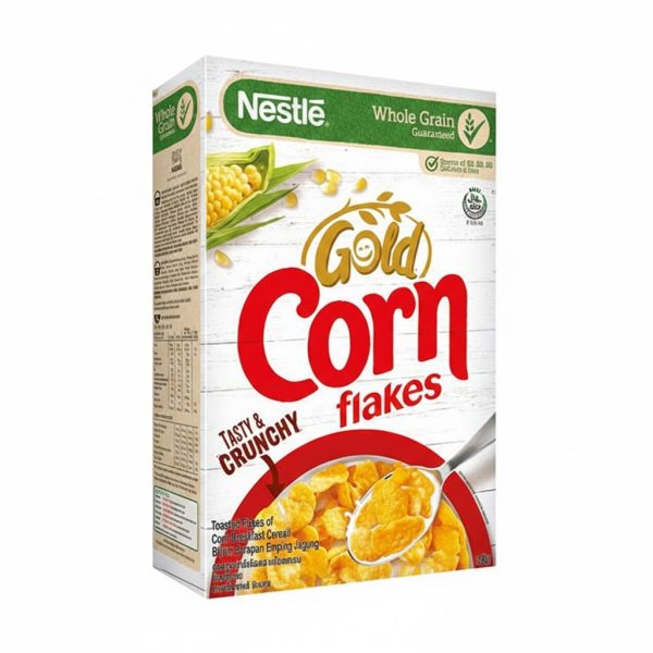 Nestle Gold Corn Flakes Breakfast Cereal Box 275gm