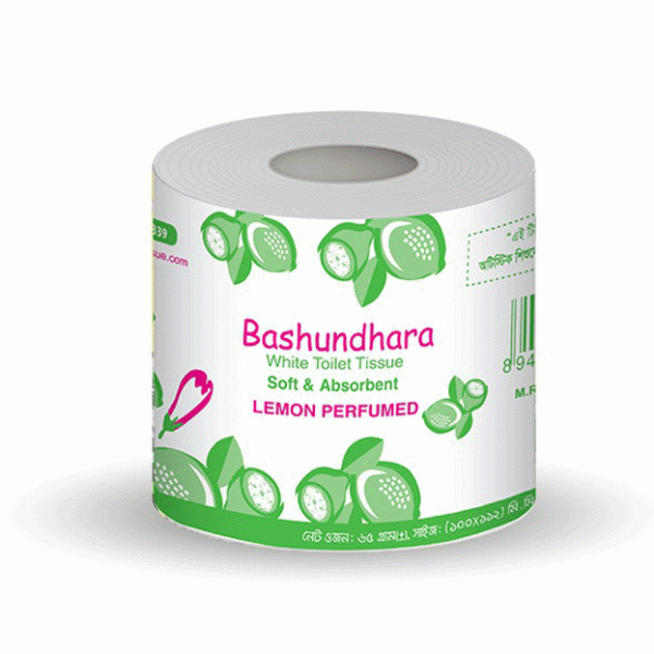 Bashundhara Toilet Tissue White Lemon Perfumed