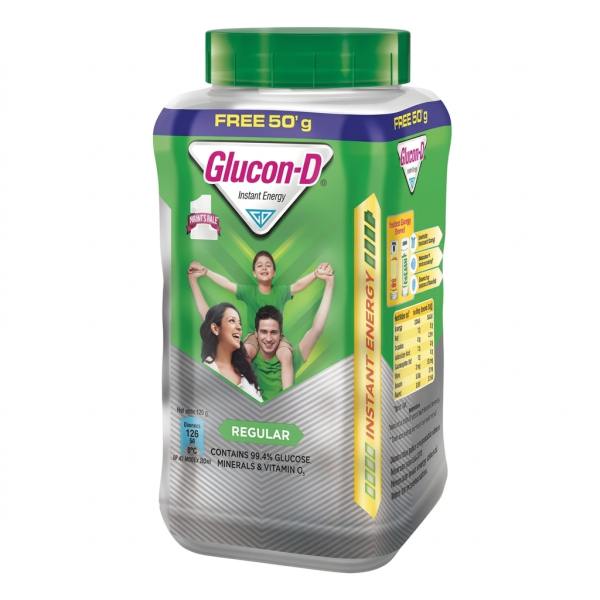 Glucon-D Instant Energy Health Drink Regular - 400gm Jar