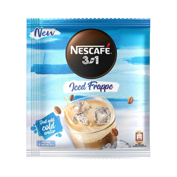 Nestle Nescafe 3 in 1 Iced Frappe Cold Coffee Mix 30gm