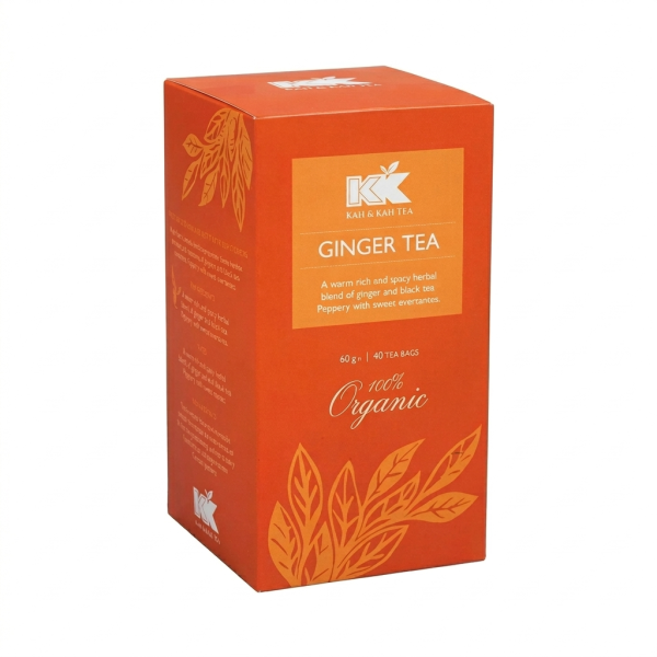 Kazi And  Kazi Organic Ginger Tea 40 pcs 60gm