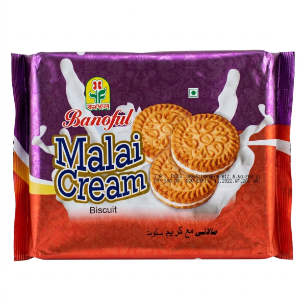 Banoful Malai Biscuit 165gm