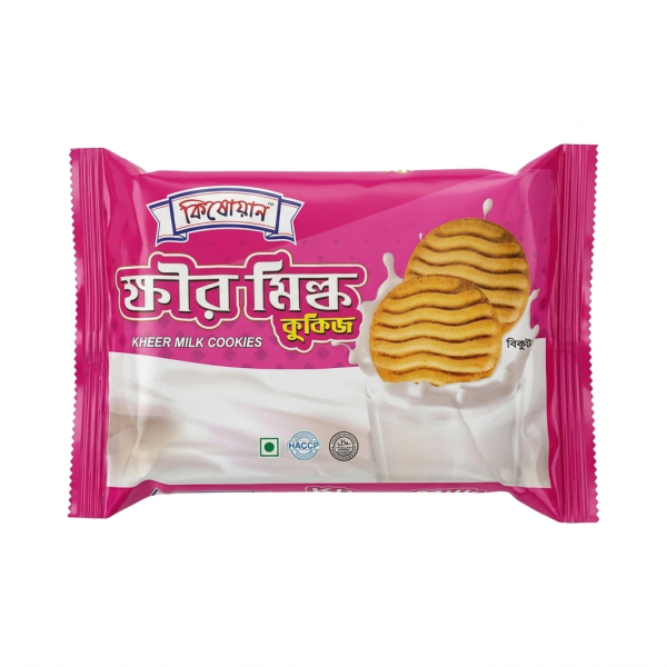 Kishwan Kheer Milk Cookies Biscuit 200gm