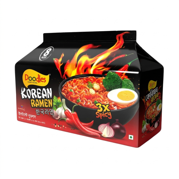 Doodles Korean Ramen 8 Pieces 496gm