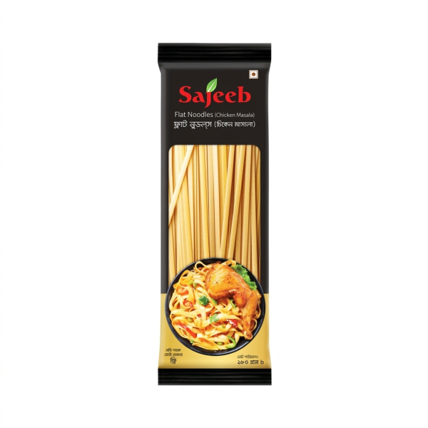 Sajeeb Flat Noodles Chicken Masala 120gm