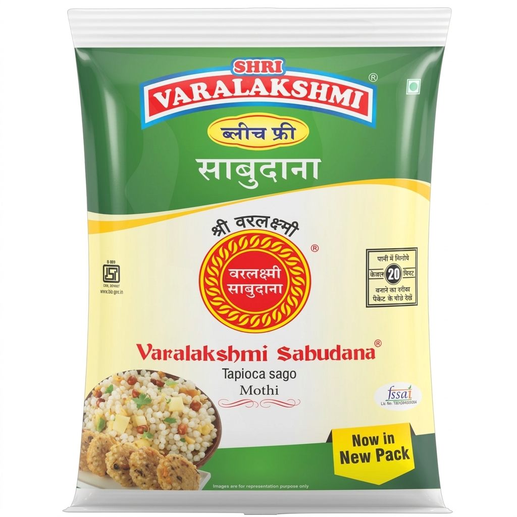 Shri Varalakshmi Mothi Sago (Sabu dana) 200gm Shri Varalakshmi Mothi Sago (Sabu dana) 200gm - Image 1