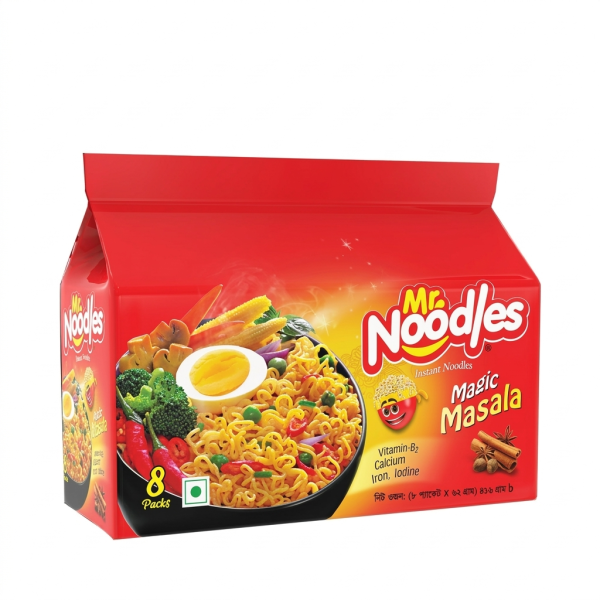 Mr.Noodles Magic Masala Easy Instant 8 Pcs 496gm