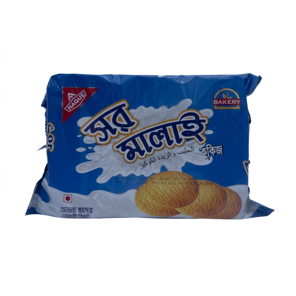 Haque Sor Malai Cookies Biscuits 161gm