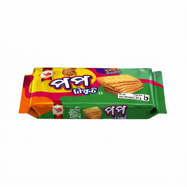 Pusti Happy Time Pop Biscuit 40gm