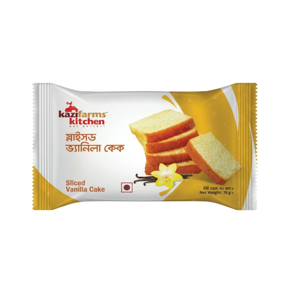 Kazifarms Sliced Vanilla Cake 65gm