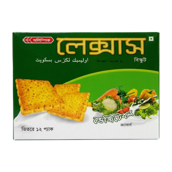 Olympic Lexus Vegetable Crackers Biscuits 216gm
